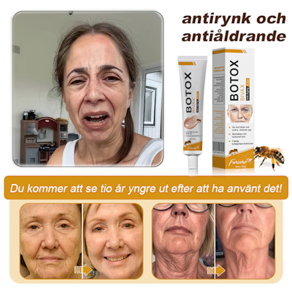 💎✨Tillverkad och skickad från Sverige✅Furzero™ Botox Bee Venom Wrinkle Removal Cream - Sista Dagen-kampanj 70 % RABATT