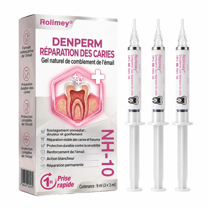 Rolimey® DenPerm | Gel naturel de réparation des caries et de l’émail dentaire