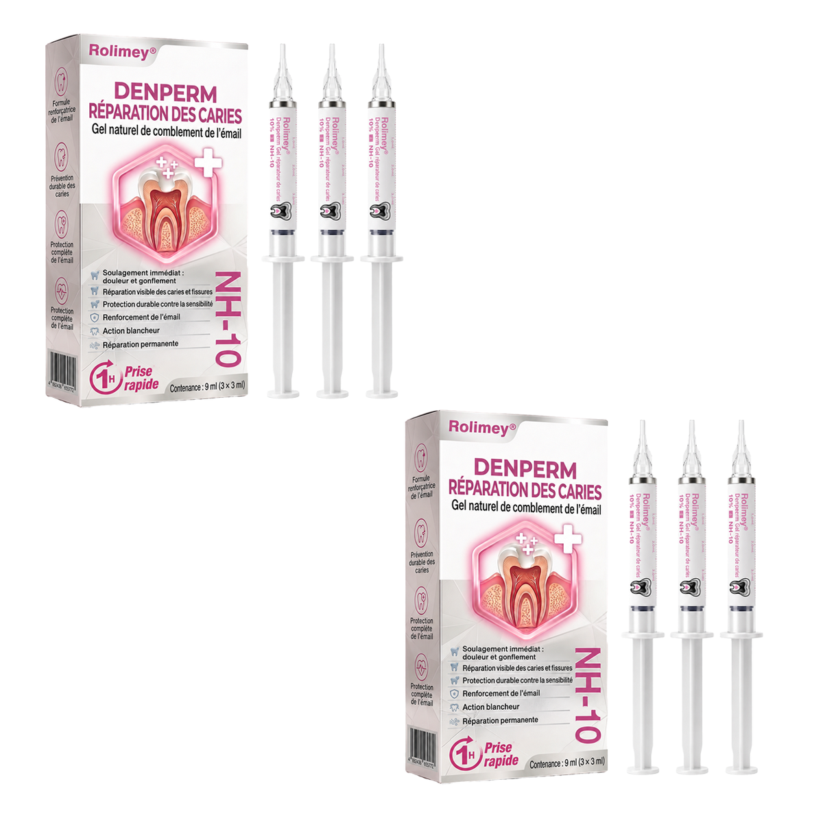 Rolimey® DenPerm | Gel naturel de réparation des caries et de l’émail dentaire