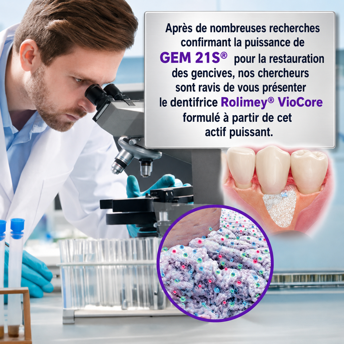 Rolimey® VioCore : Dentifrice au venin d’abeille pour la gingivite et la parodontite