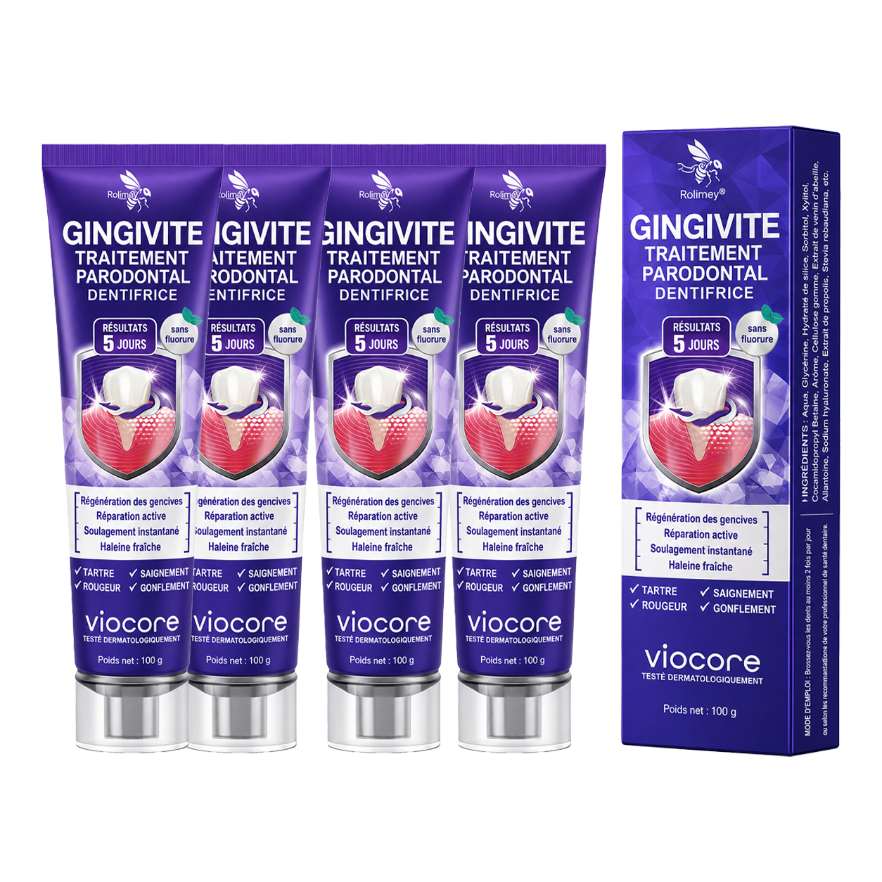 4 dentifrices ✨ Cure renforcée ✨